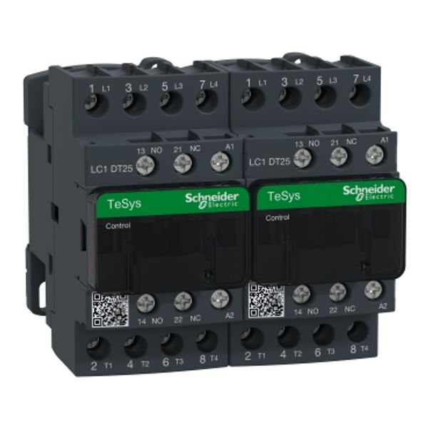 TeSys Deca changeover contactor - 4P(4 NO) - AC-1 - = 440 V 25 A - 230 V AC coil image 4