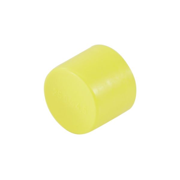 Cover (industrial connector), Polyethylene LD, Colour: yellow image 1