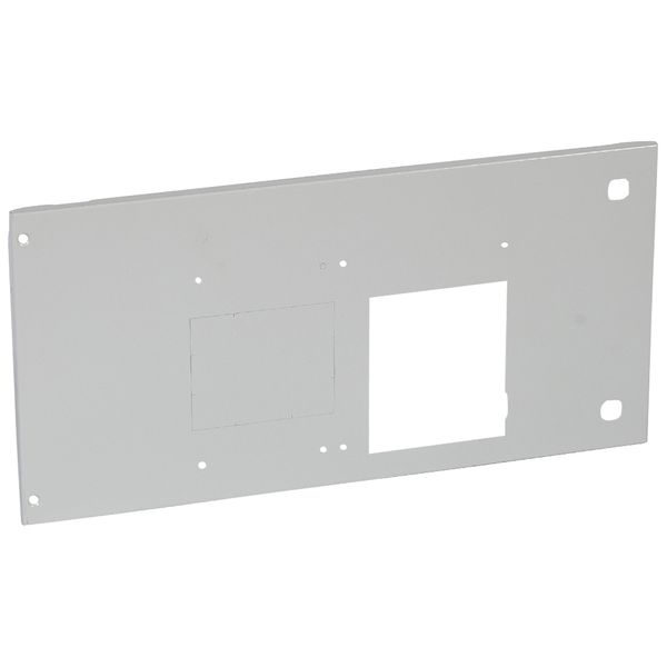 Metal faceplate XL³ 4000 - DPX 630 draw-out - horizontal - hinges and locks image 1