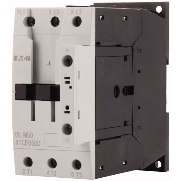 Contactor, 3 pole, 380 V 400 V 22 kW, RDC 60: 48 - 60 V DC, DC operation, Screw terminals image 3