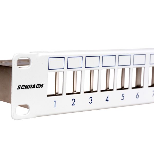 Patchpanel 19" empty for 24 modules (SFA)(SFB), 1U, RAL7035 image 7