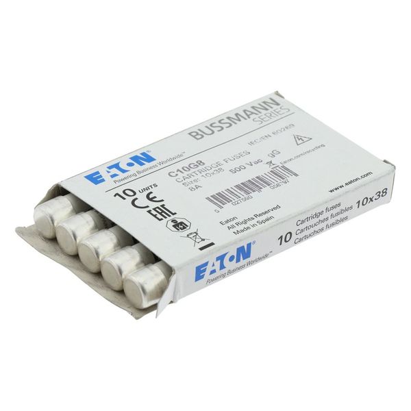 Fuse-link, LV, 8 A, AC 500 V, 10 x 38 mm, gL/gG, IEC image 13