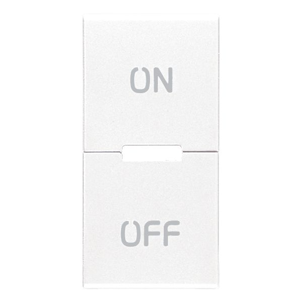 Button 1M ON/OFF symbols white image 1