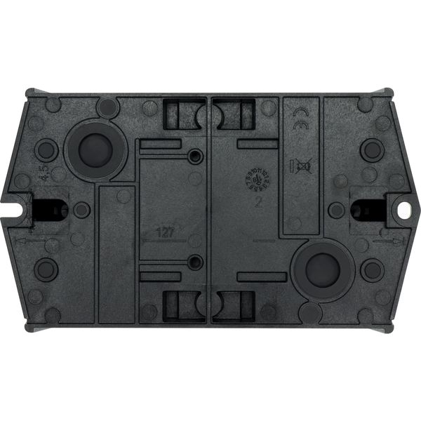 Star-delta switches, T0, 20 A, surface mounting, 4 contact unit(s), Contacts: 8, 60 °, maintained, With 0 (Off) position, 0-Y-D, Design number 8410 image 38