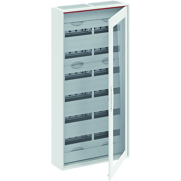 CA27RT ComfortLine Compact distribution board, Surface mounting, 144 SU, Isolated (Class II), IP44, Field Width: 2, Rows: 6, 1100 mm x 550 mm x 160 mm image 1