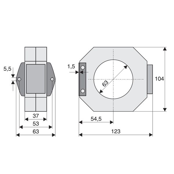 Current transformer 150A, type W2-U, for BC990015 image 3