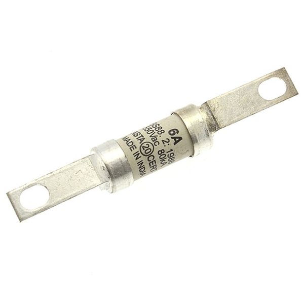 Fuse-link, LV, 6 A, AC 550 V, BS88/A2, 14 x 85 mm, gL/gG, BS image 3