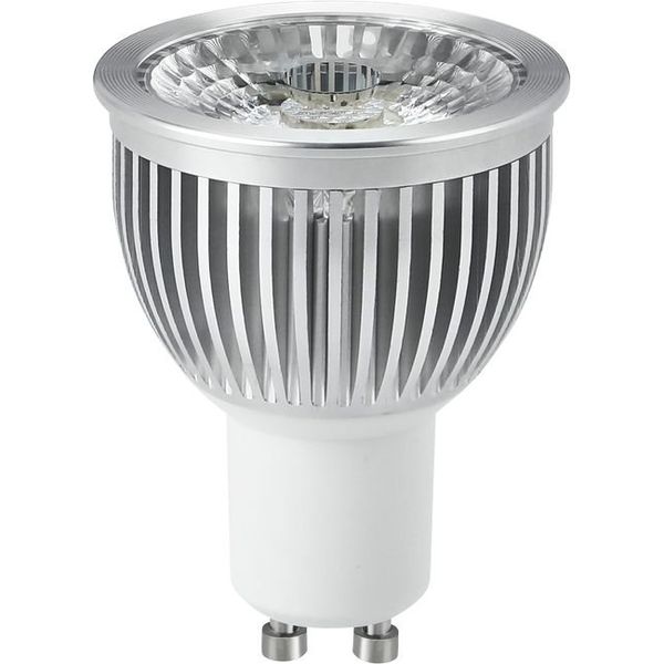 LED GU10 MR16 PMMA 50x65 230V 400Lm 5W 827 38° AC Silver Dim image 2