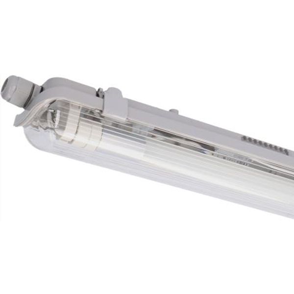 LED TL Luminaire with Tube - 1x18W 120cm 2160lm 4000K IP65 image 1