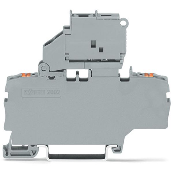 2202-1911 2-conductor fuse terminal block; with pivoting fuse holder; with additional jumper position image 3