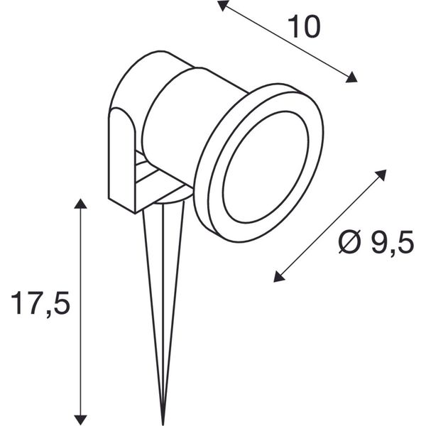 NAUTILUS SPIKE, GU10, max. 35W, incl. 1,5m cable, silvergrey image 4