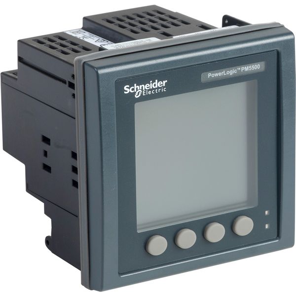 PM5560 Meter, 2 ethernet, up to 63th H, 1,1M 4DI/2DO 52 alarms image 1