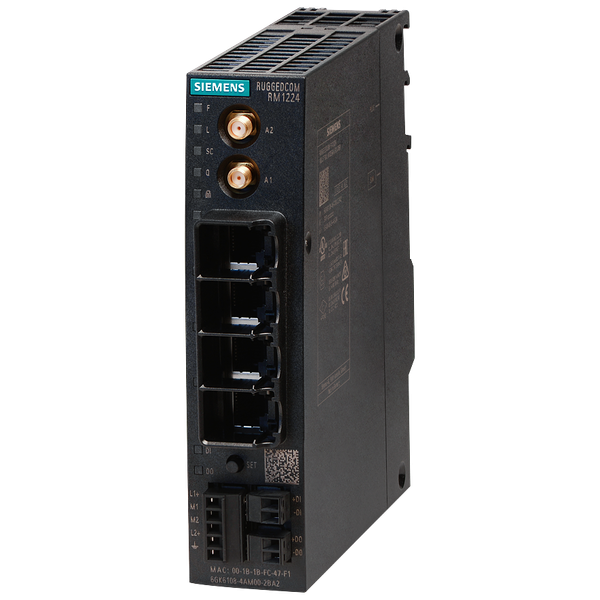 RUGGEDCOM RM1224-NAM 4G ROUTER For wireless IP-communication from Ethernet based devices via LTE(4G)- mobile radio, optimized for use in North  6GK6108-4AM00-2DA2 image 2