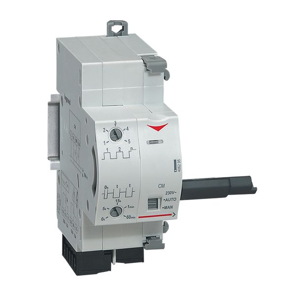 Motorised control DX³ - 230 V~ - automatic resetting - 2 mod. image 1