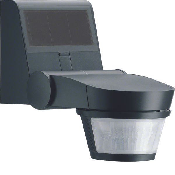 Motion detector IR solar, radio, IP55, surface mounted, anthracite image 1