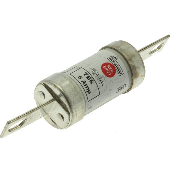 Fuse-link, low voltage, 6 A, AC 660 V, DC 460 V, BS88, 27 x 112 mm, gL/gG, BS image 2