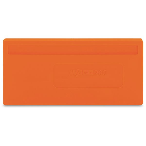 Separator plate 2 mm thick oversized orange image 1