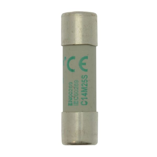 Fuse-link, LV, 25 A, AC 500 V, 14 x 51 mm, aM, IEC, with striker image 4