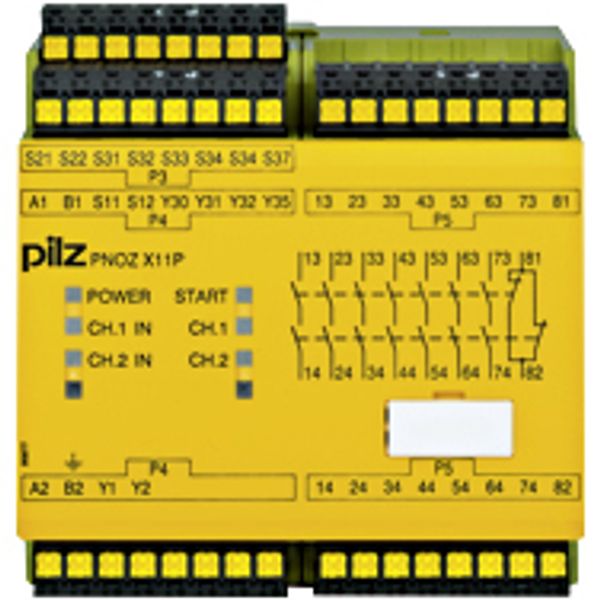 PNOZ X11P C 24VAC 24VDC 7n/o 1n/c 2so image 1