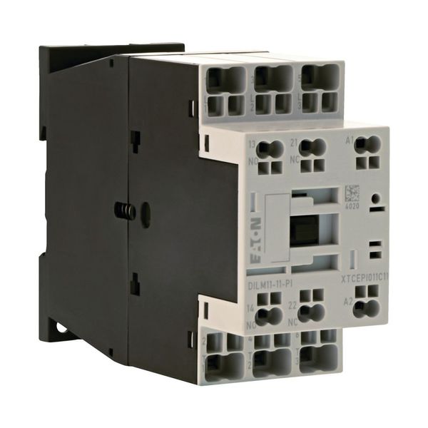 Contactor, 3 pole, 380 V 400 V 5 kW, 1 N/O, 1 NC, 220 V 50/60 Hz, AC operation, Push in terminals image 17