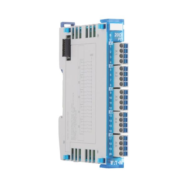 Digital input module, 20 digital inputs 24 V DC each, pulse-switching, 5.0 ms image 17