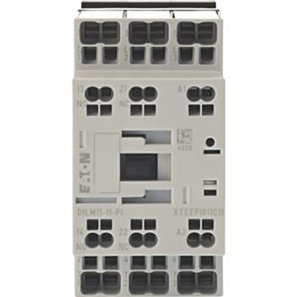 Contactor, 3 pole, 380 V 400 V 5 kW, 1 N/O, 1 NC, 24 V 50/60 Hz, AC operation, Push in terminals image 10