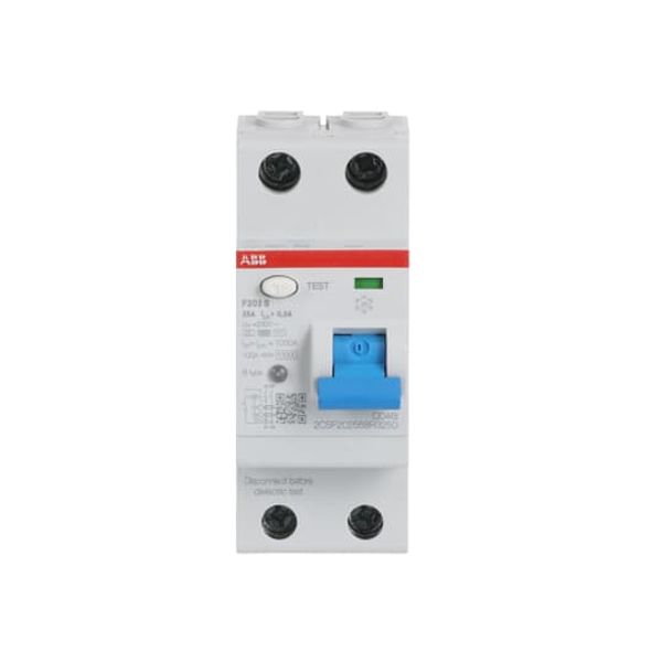 F202 B-40/0.3 Residual Current Circuit Breaker 2P B type 300 mA image 5