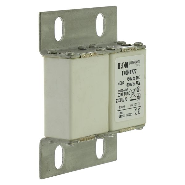 Fuse-link, high speed, 400 A, DC 750 V, size 230, 24 x 78 x 98 mm, aR, IEC, UL image 19