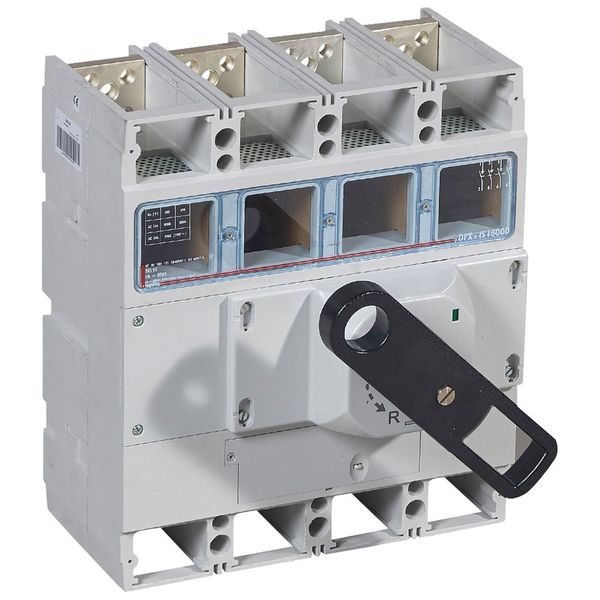 Isolating switch - DPX-IS 1600 with release - 4P - 800 A - front handle image 2