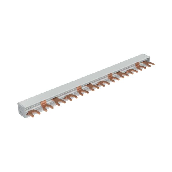 EVGK busbar fork, 3-phase, L1 - L2 - L3, shortenable version with end caps included, 12 module units, 10 mm² image 10