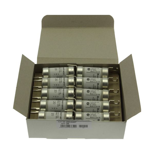 Fuse-link, low voltage, 20 A, AC 600 V, HRCI-MISC Type K, 24 x 86 mm, CSA image 6