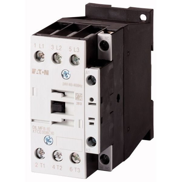 Contactors for Semiconductor Industries acc. to SEMI F47, 380 V 400 V: 18 A, 1 N/O, RAC 24: 24 V 50/60 Hz, Screw terminals image 1