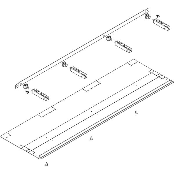 Partition horizontal FB3 for NT-cabinets image 1