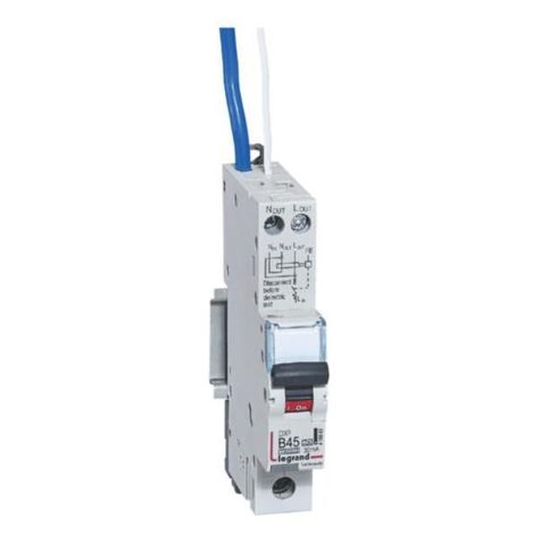 RCBO DX3 10000A 1 pole 45A curve B type A 30mA image 1