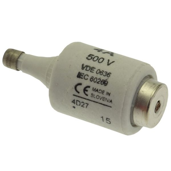 Fuse-link, LV, 4 A, AC 500 V, D2, gL/gG, IEC, time-delay image 4