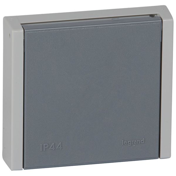 Socket outlet Plexo - IP 44 - 20 A - 3P+N+E - flush mounting - grey image 1