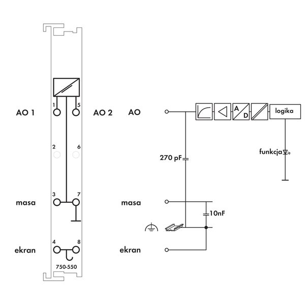 2-channel analog output 0 ... 10 VDC light gray image 5