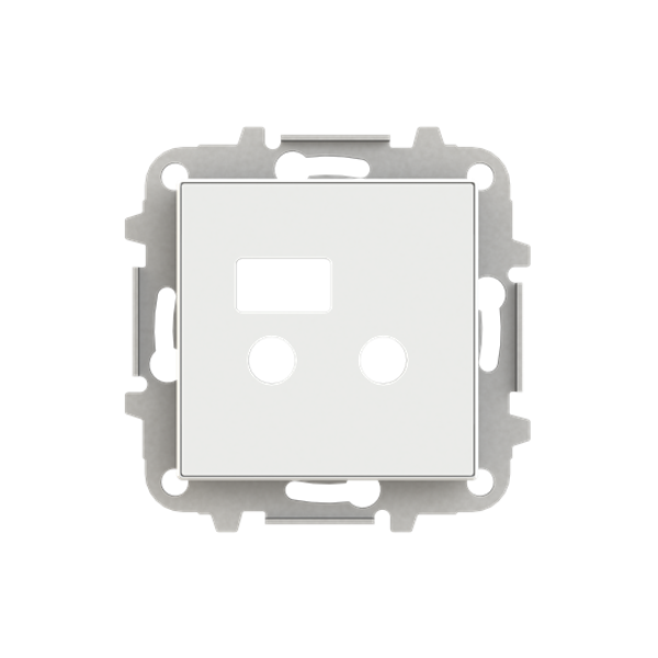 8568.3 BB Cover pl i/o + USB module White - Sky Niessen image 1