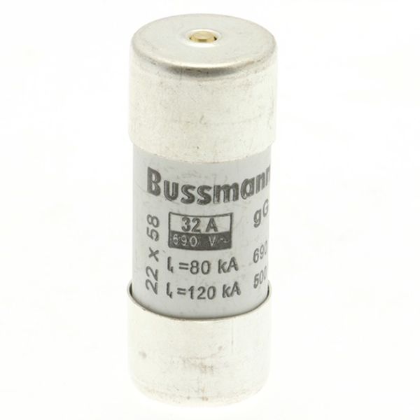 Fuse-link, LV, 32 A, AC 690 V, 22 x 58 mm, gL/gG, IEC, with striker image 2