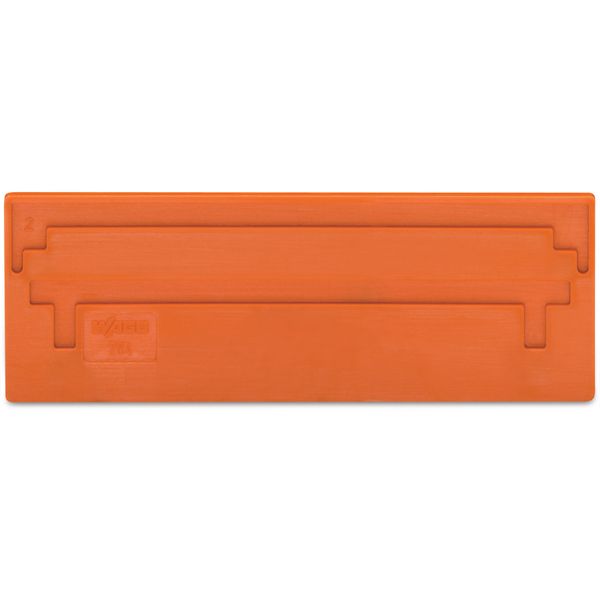 Separator plate 2 mm thick oversized orange image 1