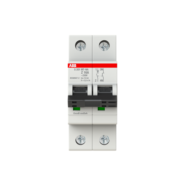 S201MT-Z16NA Miniature Circuit Breakers MCBs - 1+NP - Z - 16 A image 5
