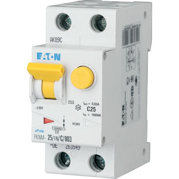 RCD/MCB combination, 25 A, 300 mA, MCB trip characteristic: C, 1p+N, RCD trip characteristic: A image 14