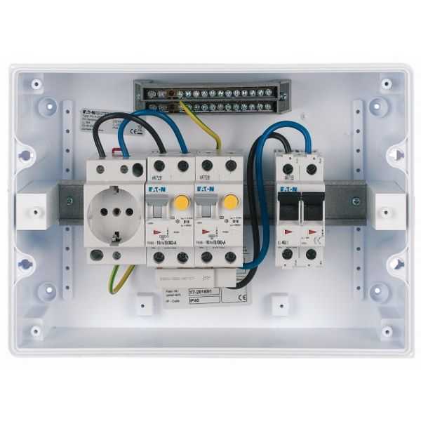 PV DBO 1-phase, 2x RCBO 1x HS 1x socket image 4