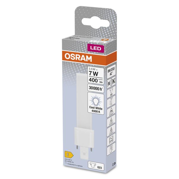 OSRAM DULUX LED S EM & AC MAINS 3.5W 840 G23 image 11