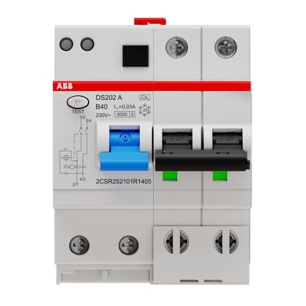 DS202 A-B40/0.03 Residual Current Circuit Breaker with Overcurrent Protection image 4