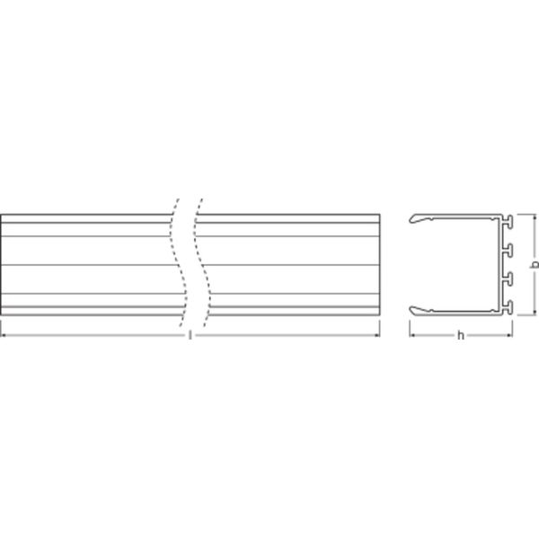 Wide Profiles for LED Strips -PW03/U/26X26/14/2 image 5