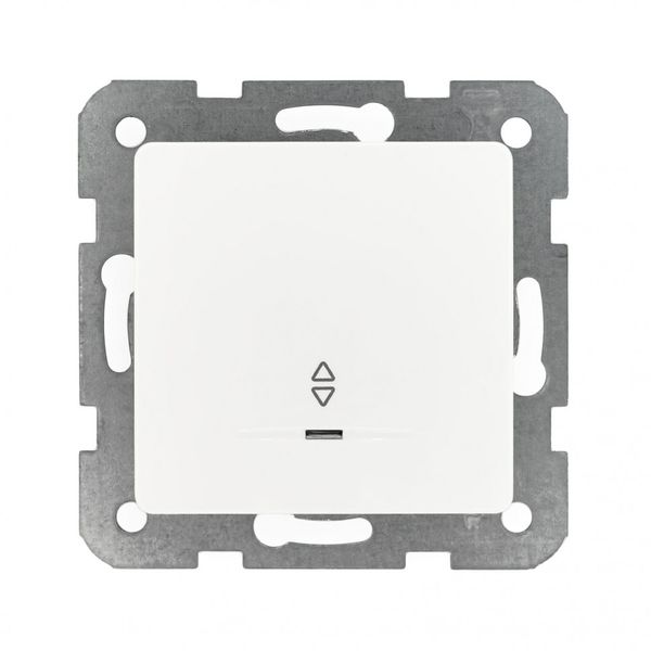 Linnera-Rollina Q C Illuminated Two Way Switch White image 1