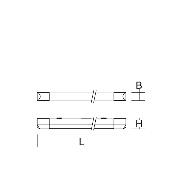 HB 507, 11 W, 1400 lm, 830, 840, white, on/off Linear light fittings,  image 4