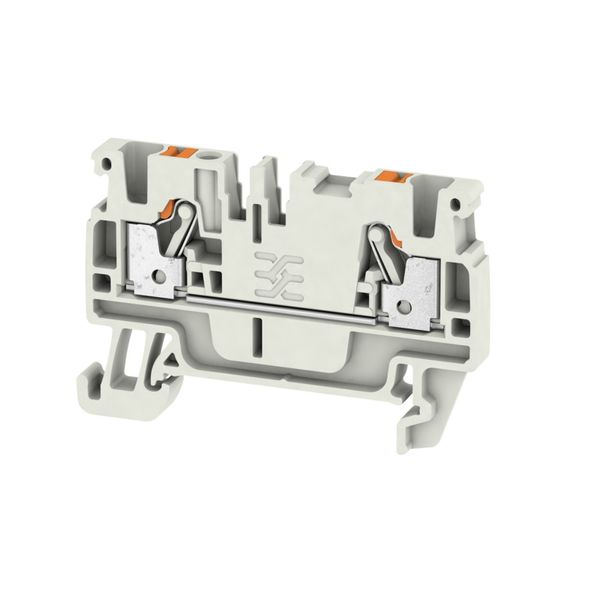 Feed-through terminal block, PUSH IN, 2.5 mm², 800 V, 24 A, Number of  image 1