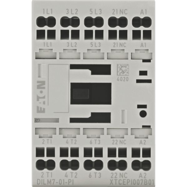 Contactor, 3 pole, 380 V 400 V 3 kW, 1 NC, 42 V 50 Hz, 48 V 60 Hz, AC operation, Push in terminals image 11